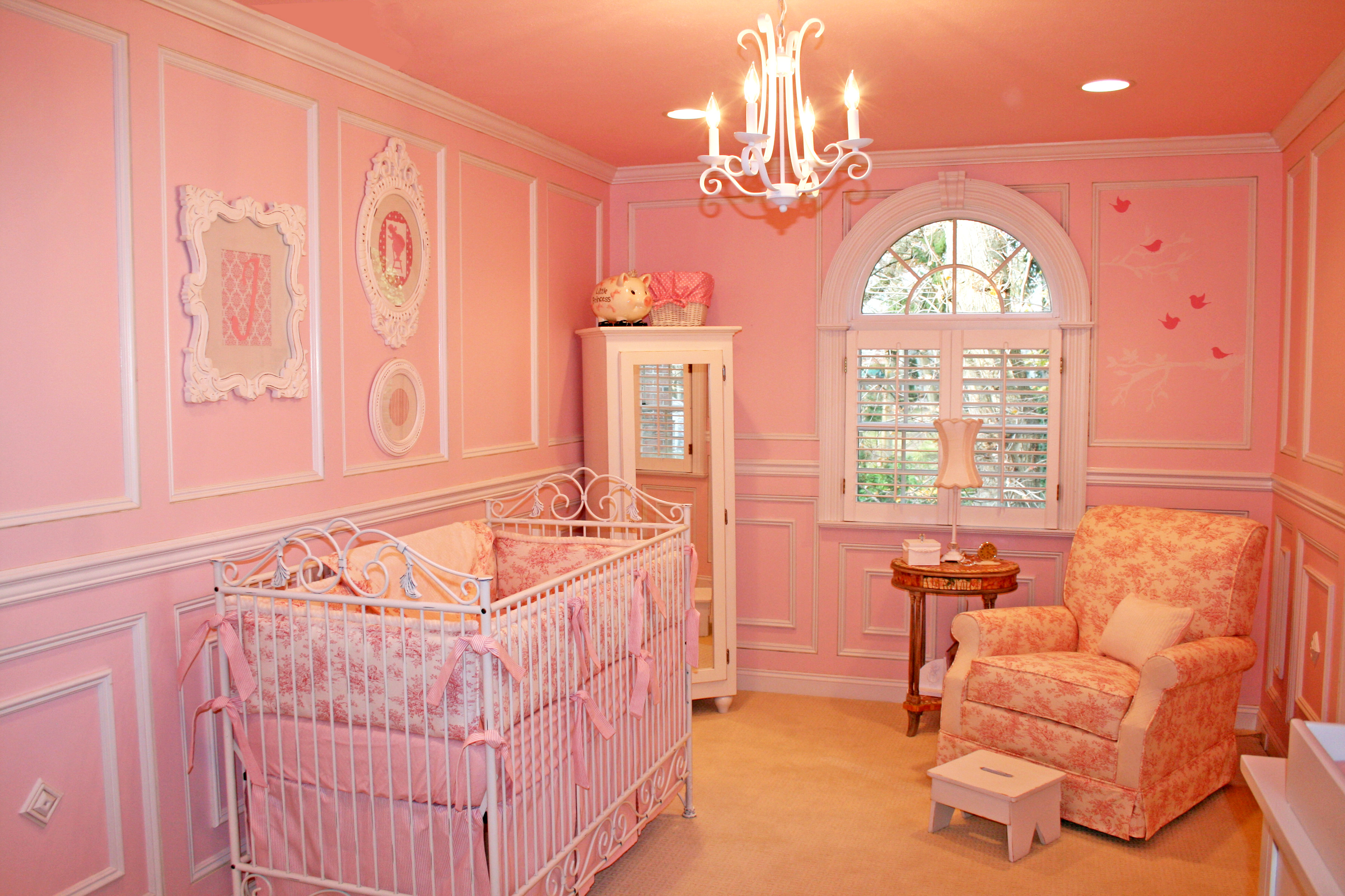 Elegant Pink Nursery by Jack and Jill Interiors