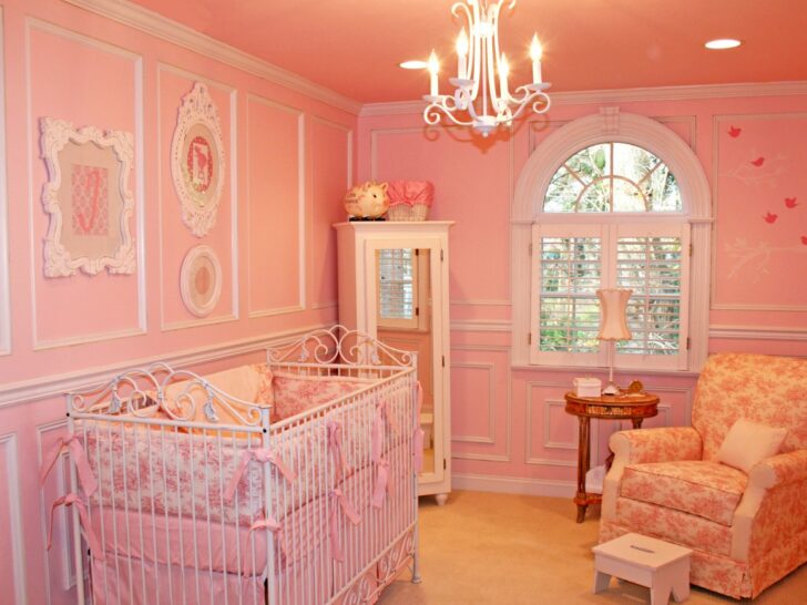 Elegant Pink Nursery by Jack and Jill Interiors