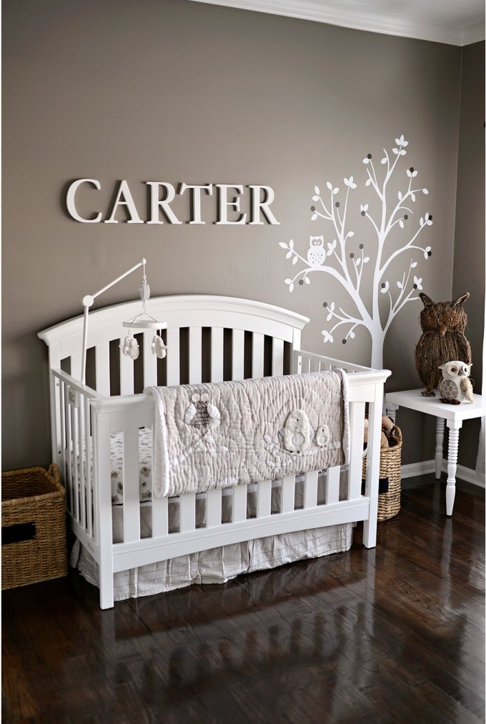 grey nursery theme