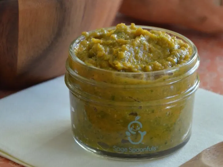 Sweet Potato, Chickpea and Spinach Baby Food Recipe