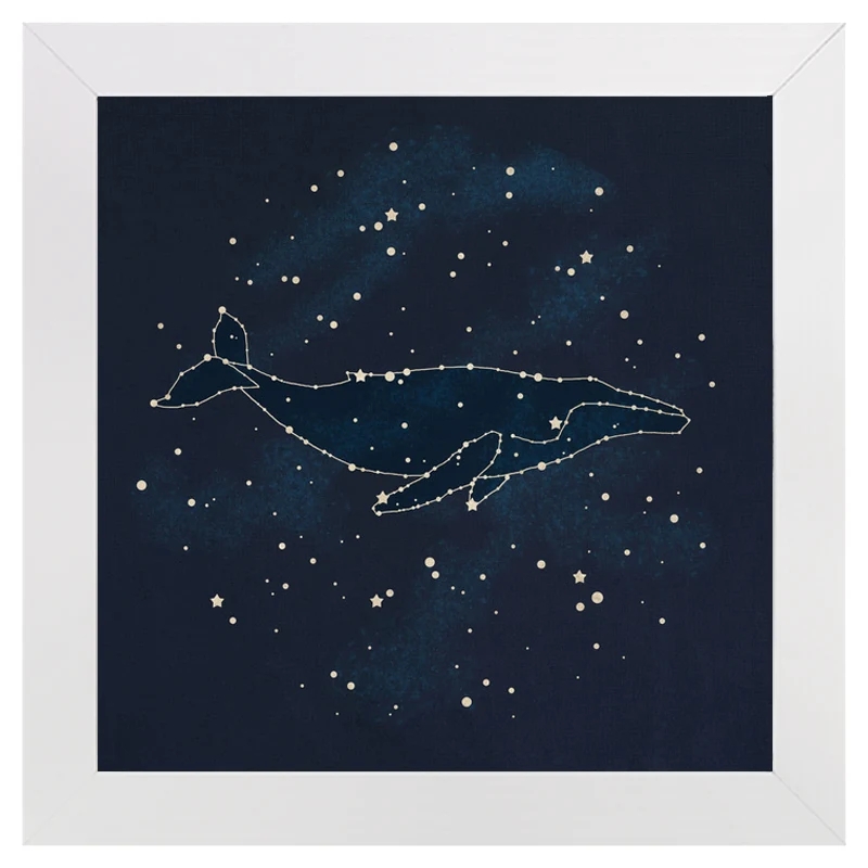 Whale Constellation Art Print from Society6