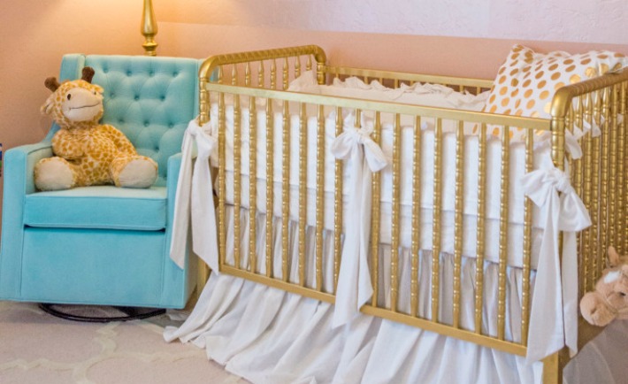 Gold Crib - Project Nursery