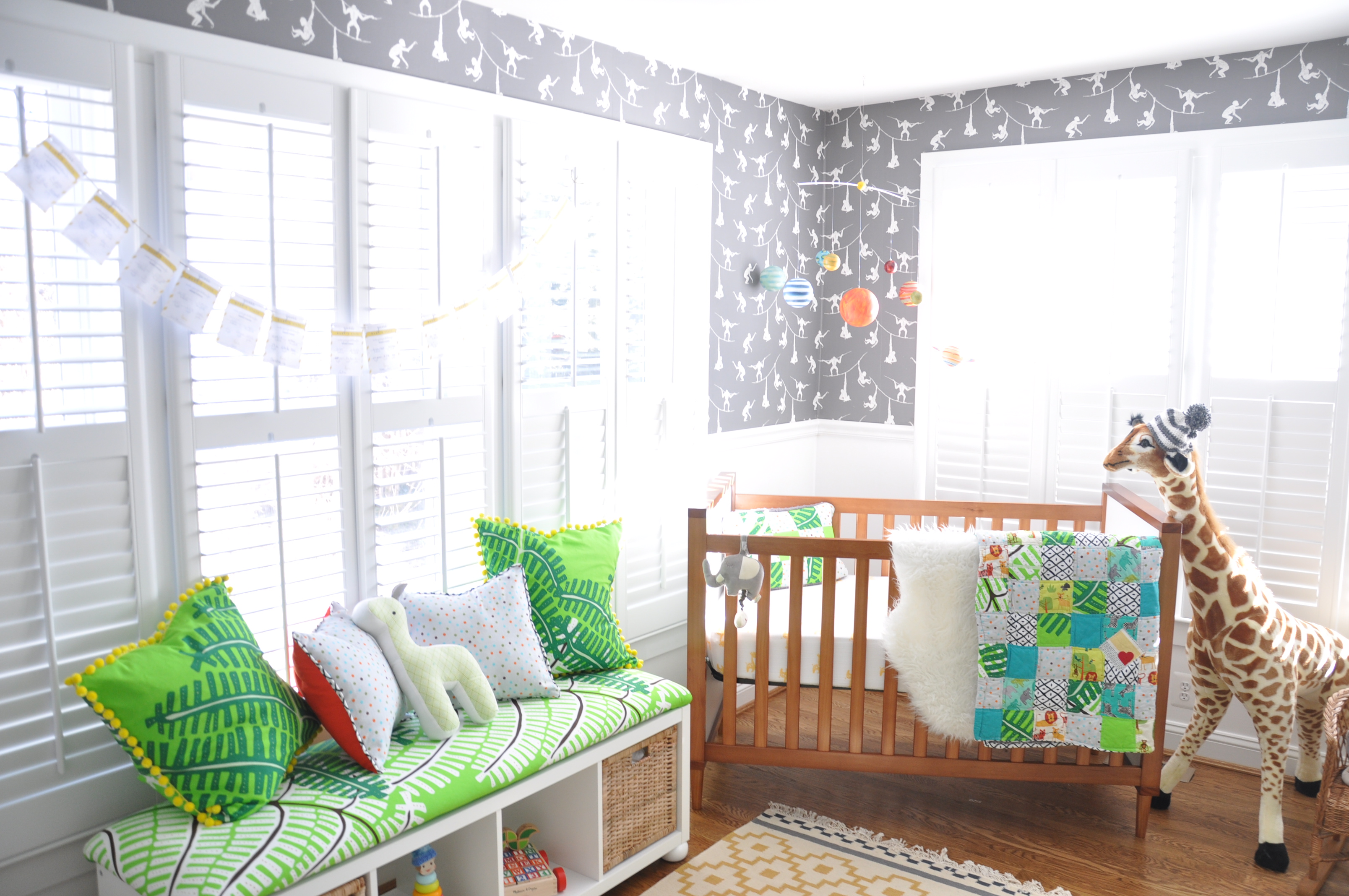 Modern Safari Gender Neutral Nursery - Project Nursery