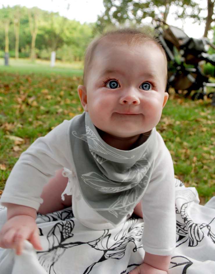 Feather Bib Bandana from Nest Designs