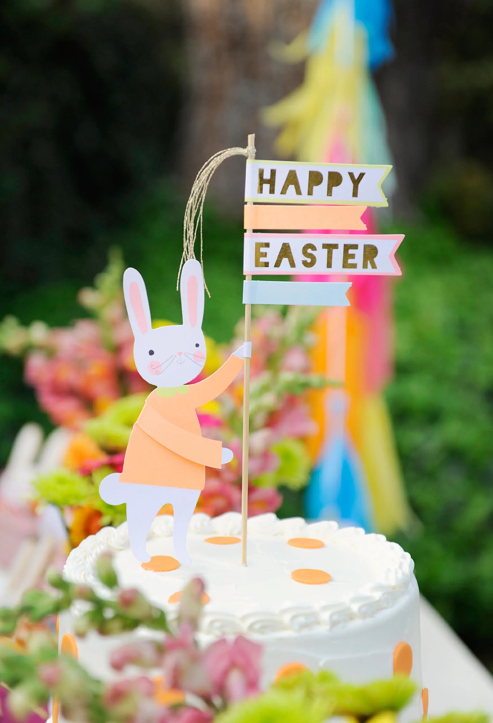 Easter Bunny Cake Topper