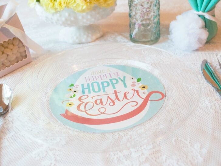 Easter Plate Printable