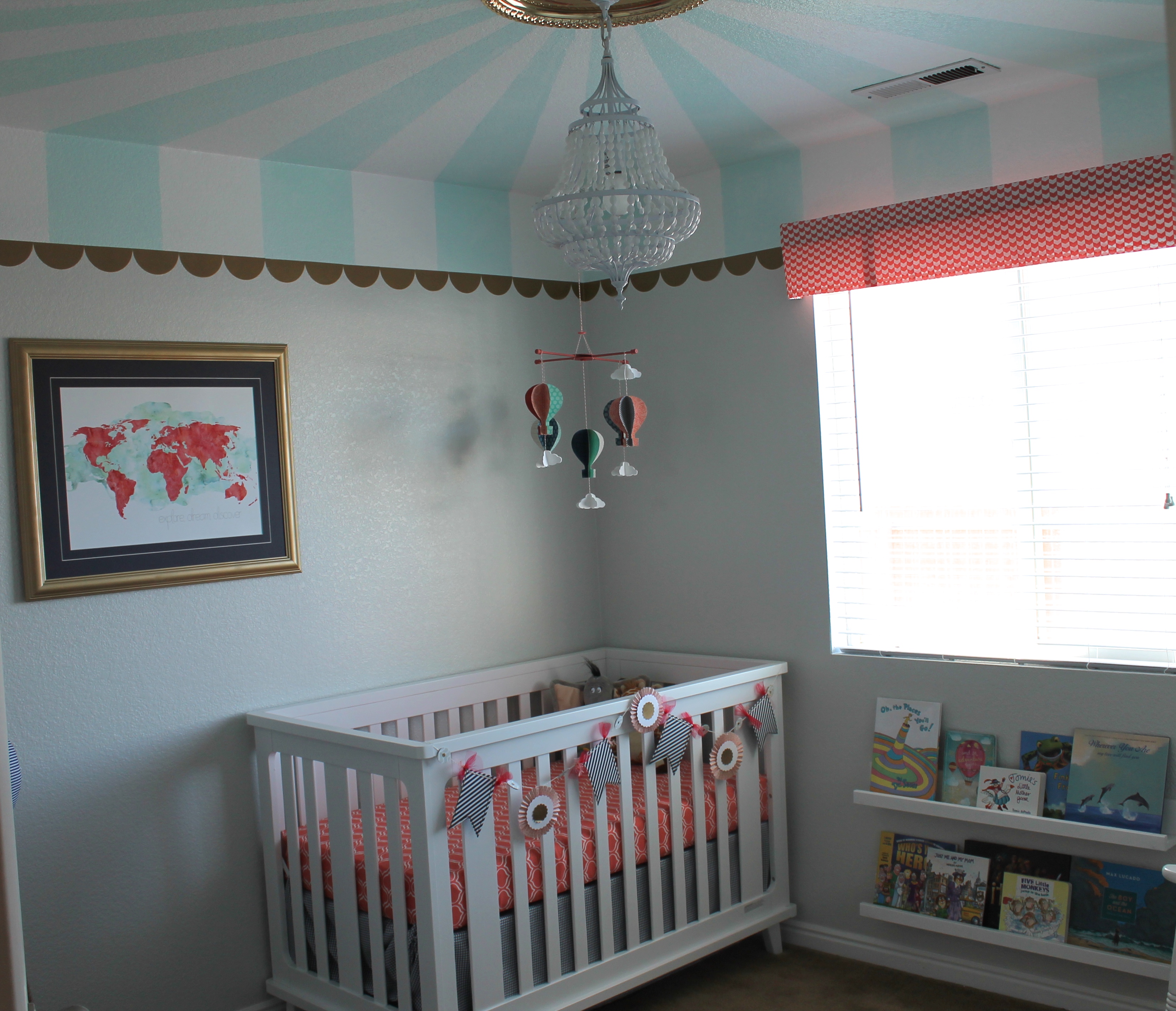 Hot Air Balloon Themed Nursery