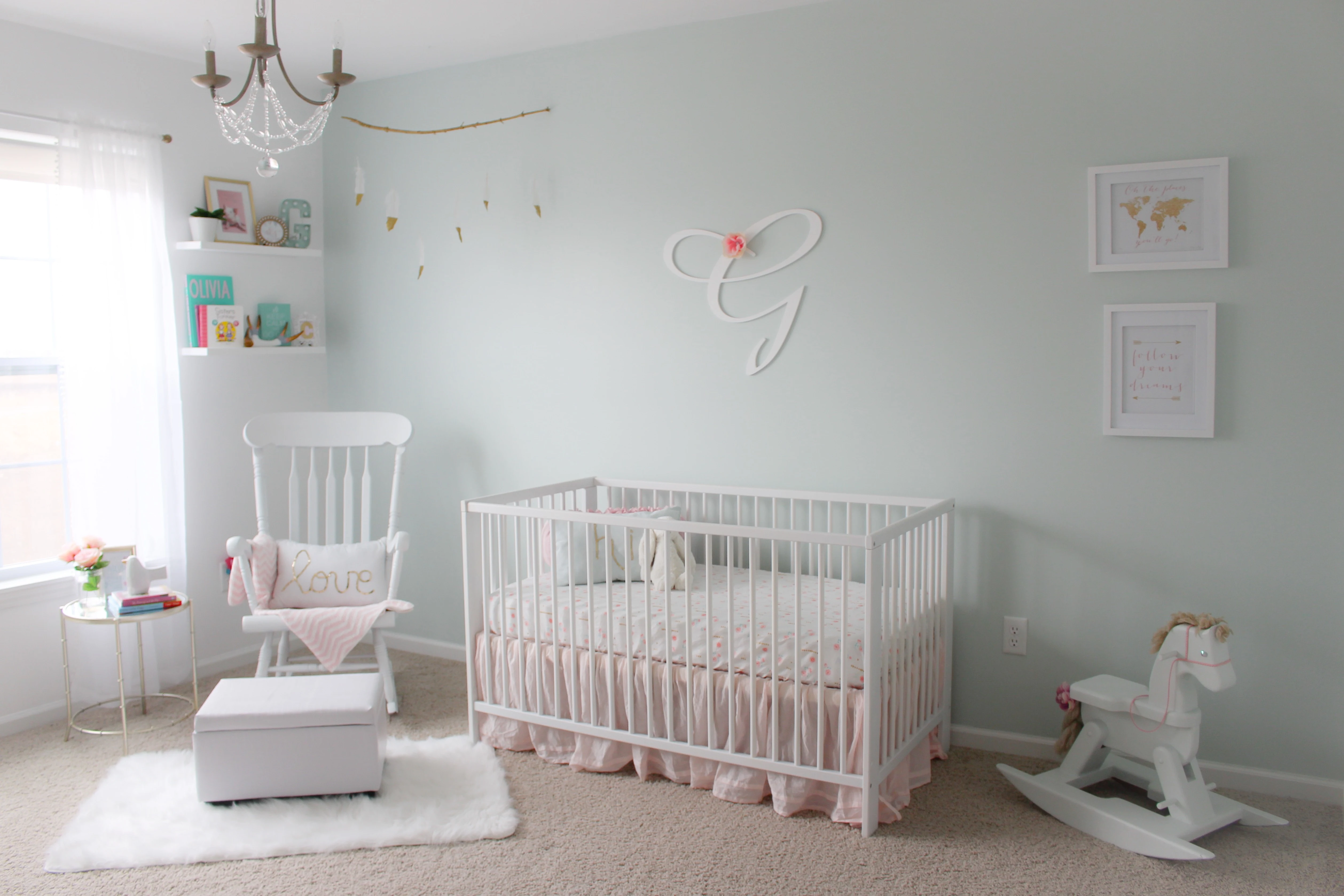 Pastels and Gold Nursery