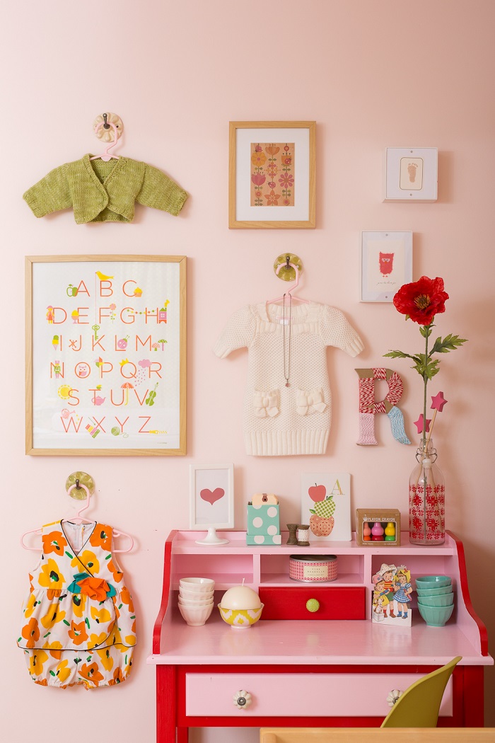 Bright and Cheerful Gallery Wall