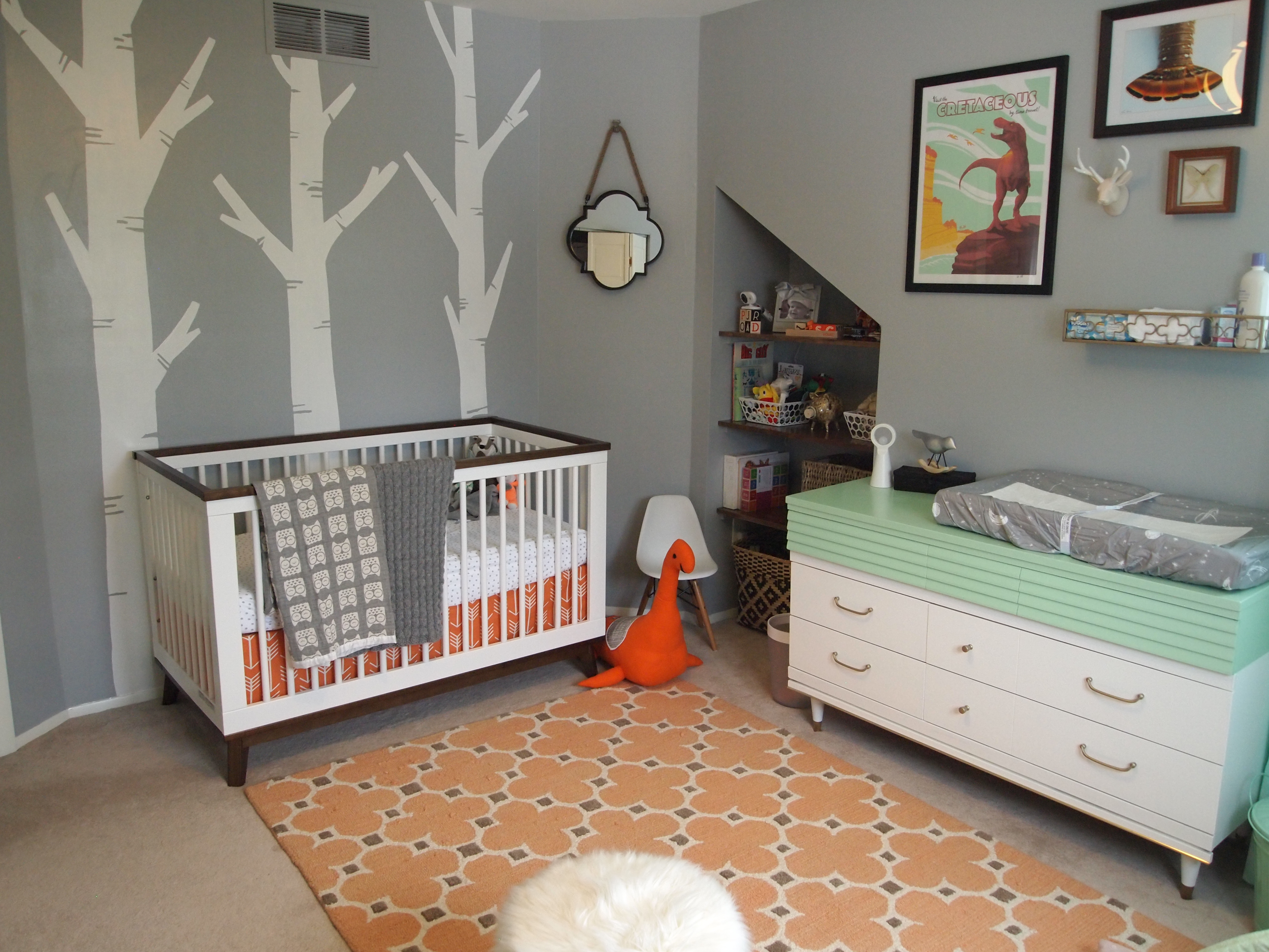 Mint & Orange Nursery