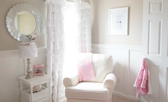 Neutral Feminine Nursery with Pops of Pink - Project Nursery