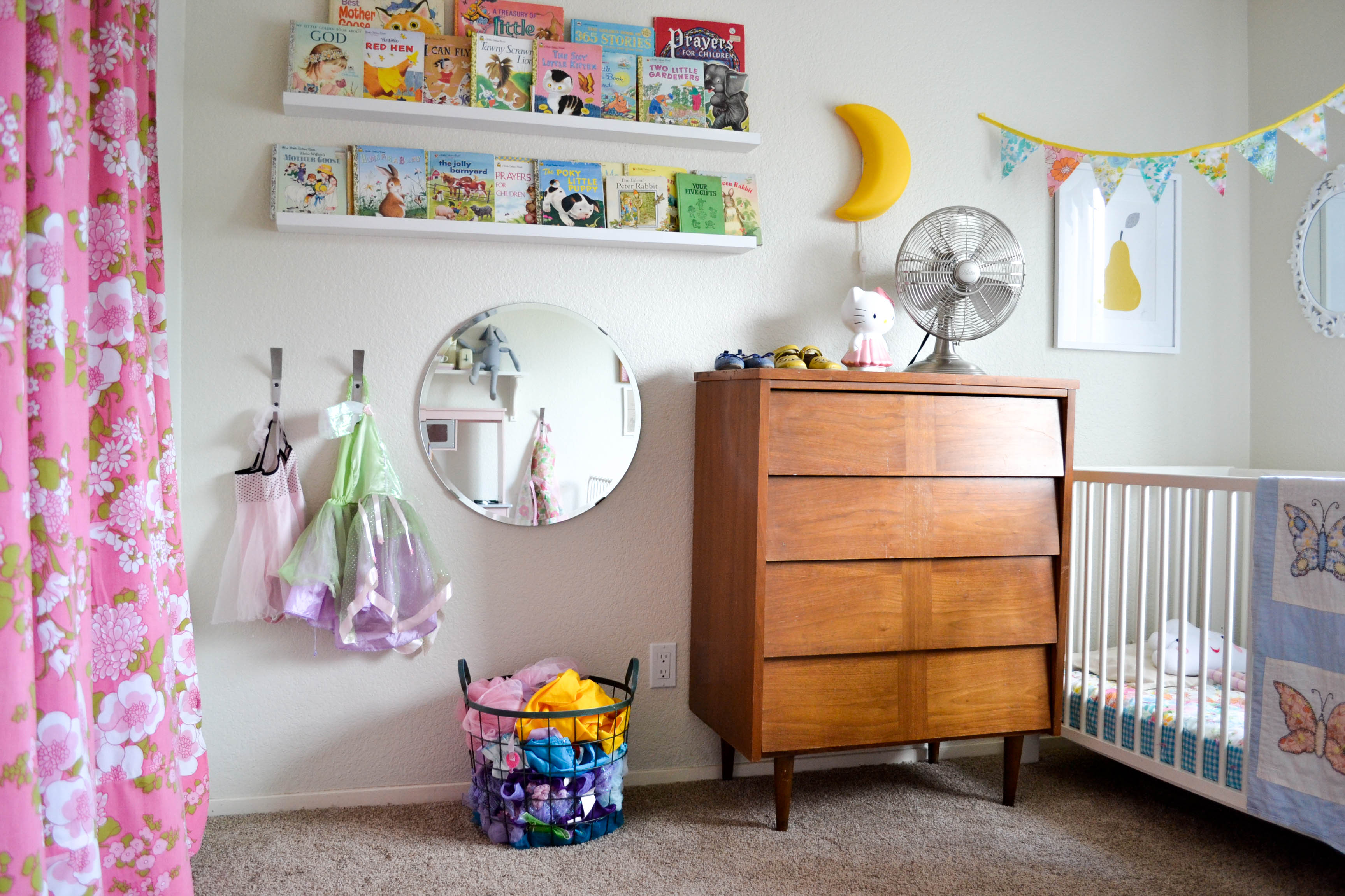 Vintage Modern Girls Room Dress Up Station