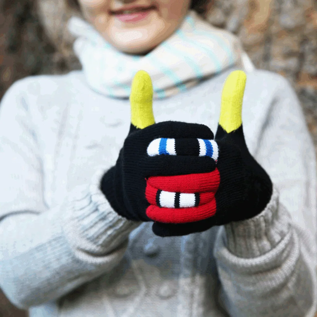 Black Warmster Monster Gloves