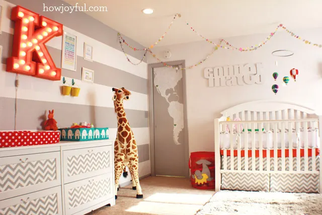 Colorful Circus Themed Gender Neutral Nursery - Project Nursery