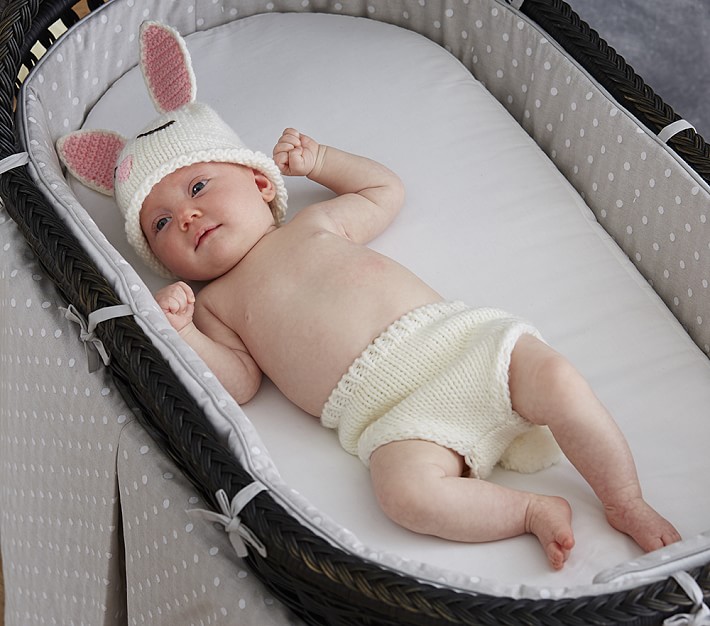 Bunny Baby Hat and Diaper Cover
