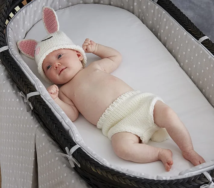 Bunny Baby Hat and Diaper Cover