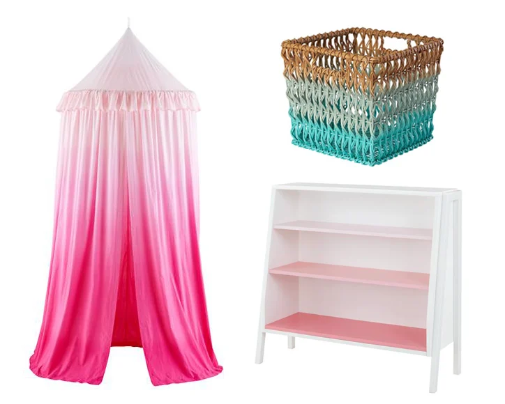 Ombre Nursery Decor from The Land of Nod