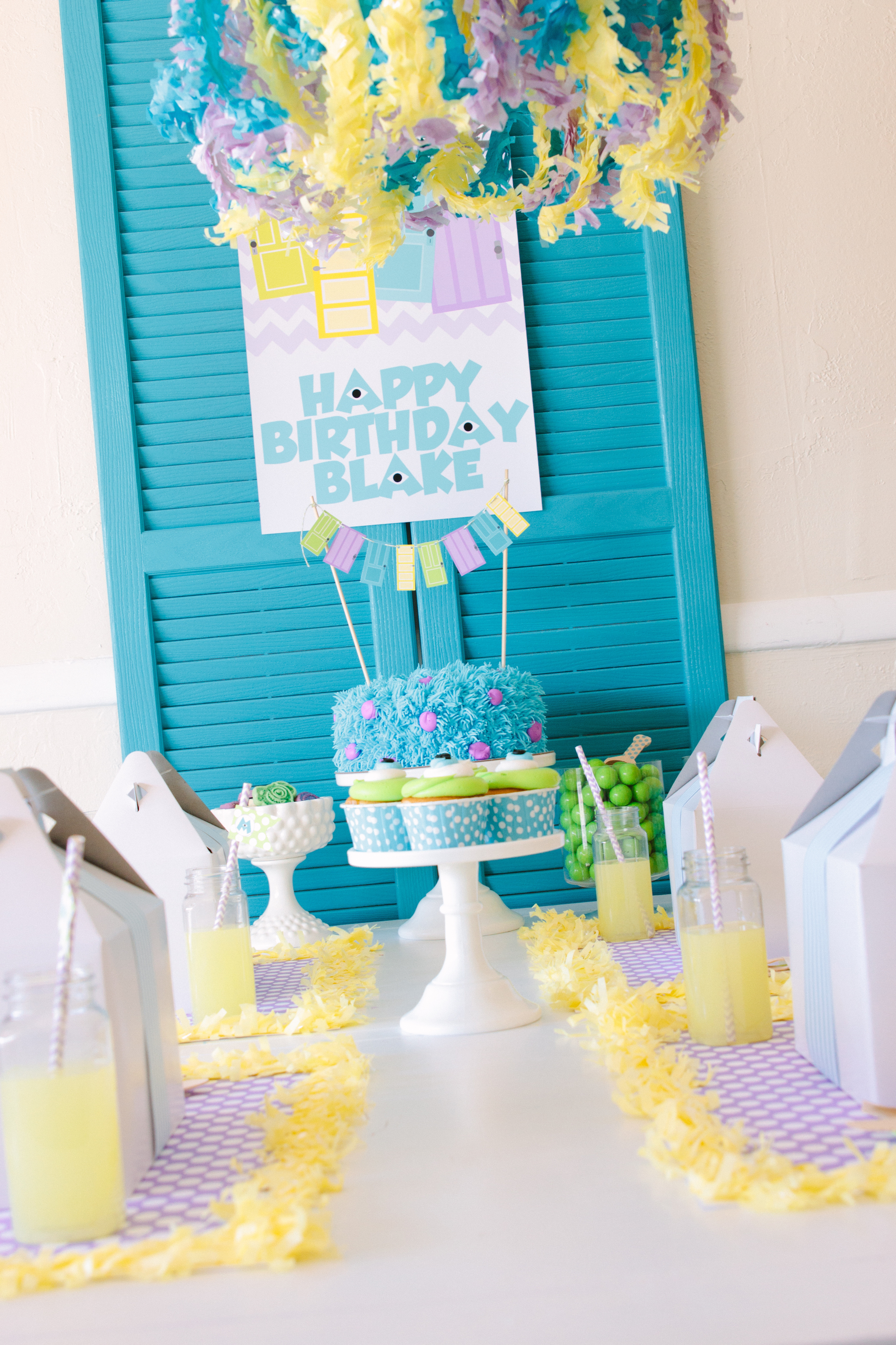 Monsters, Inc. Inspired Birthday Party Decor