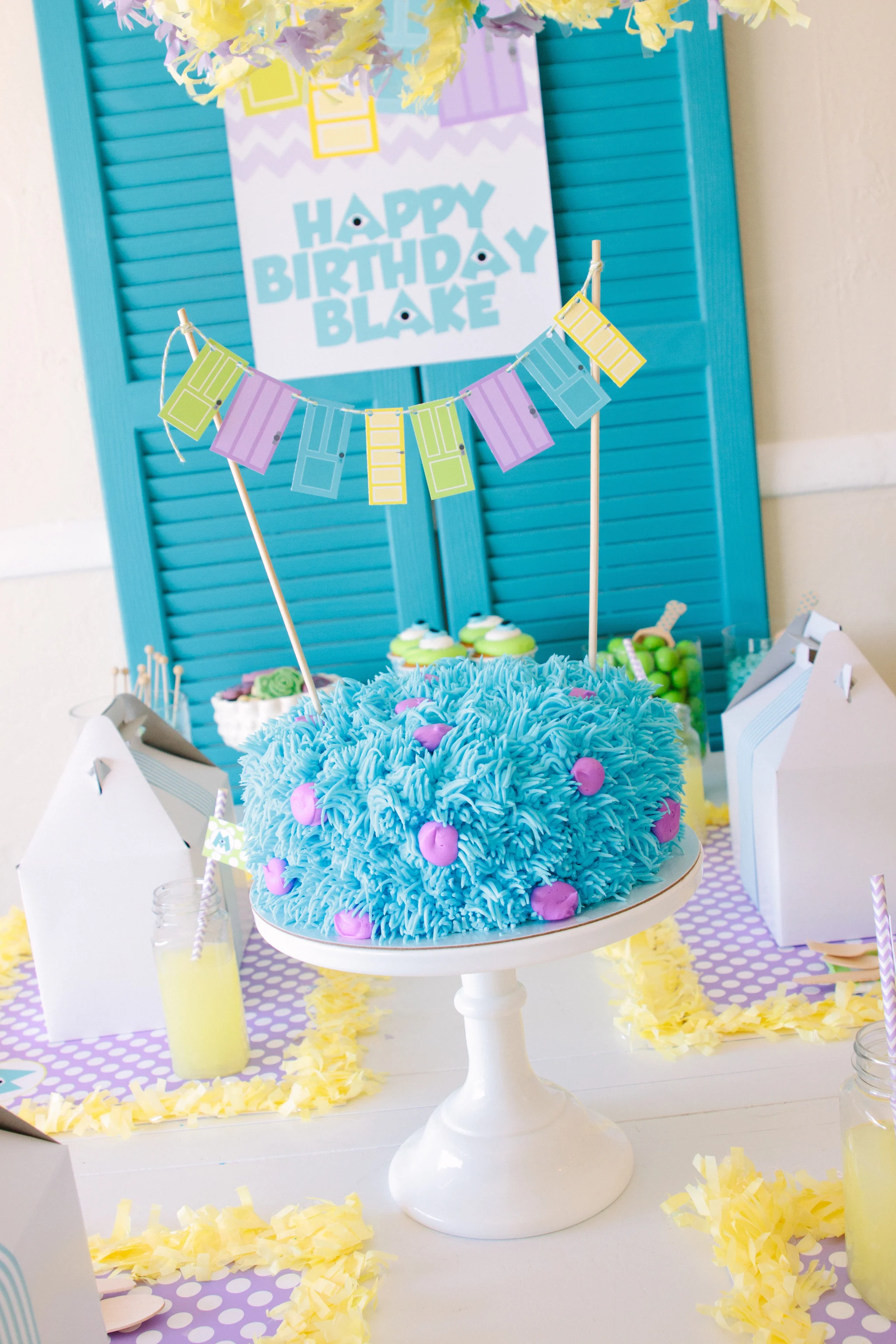 Monsters Inc. Inspired Birthday Party Decor