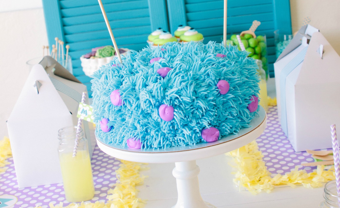 Monsters Inc Cake Smash | Kristen Fotta Photography