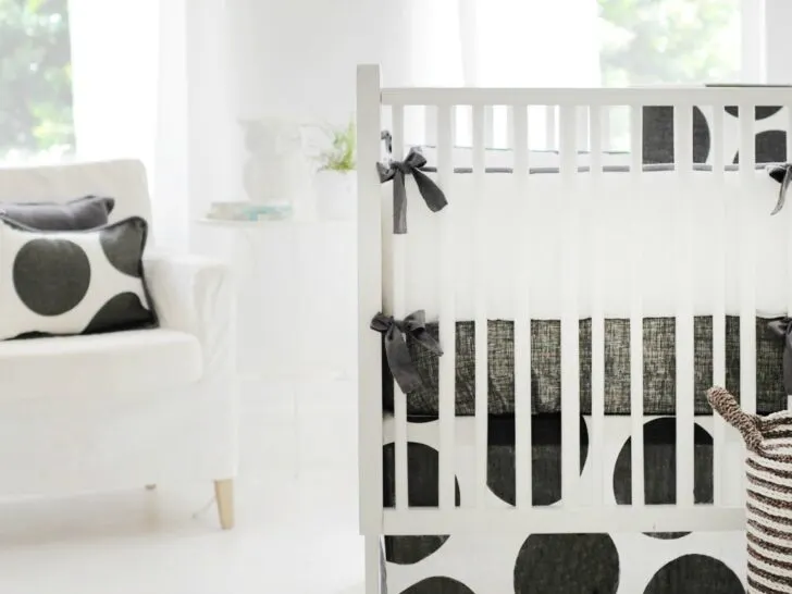 Black and White Crib Bedding from New Arrivals