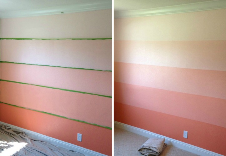 Pink Ombre Wall