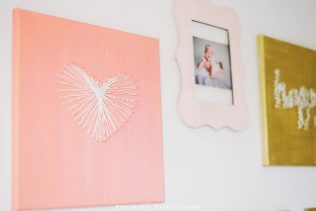 Nursery Heart String Art - Project Nursery