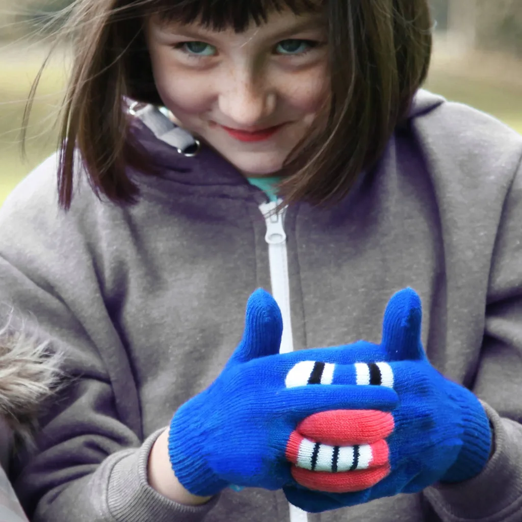 Warmster Blue Monster Gloves