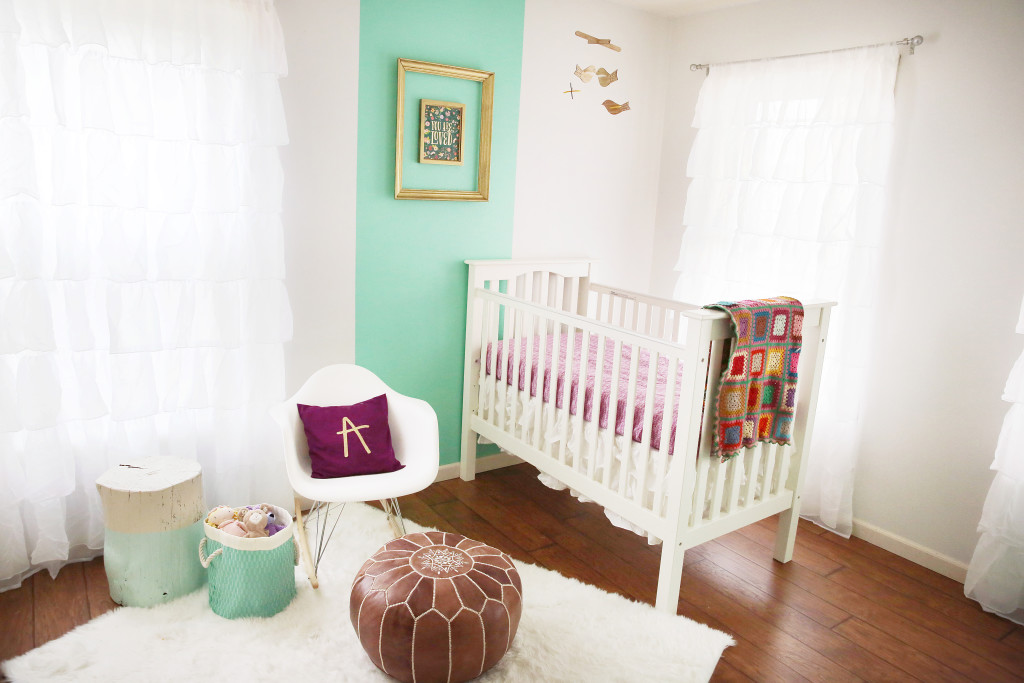 Mint and Gold Nursery