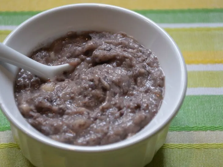 Black Bean Banana Mash Baby Food Recipe