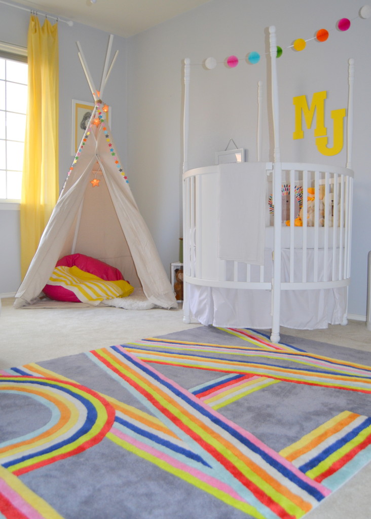 Playful and Bright Shared Room