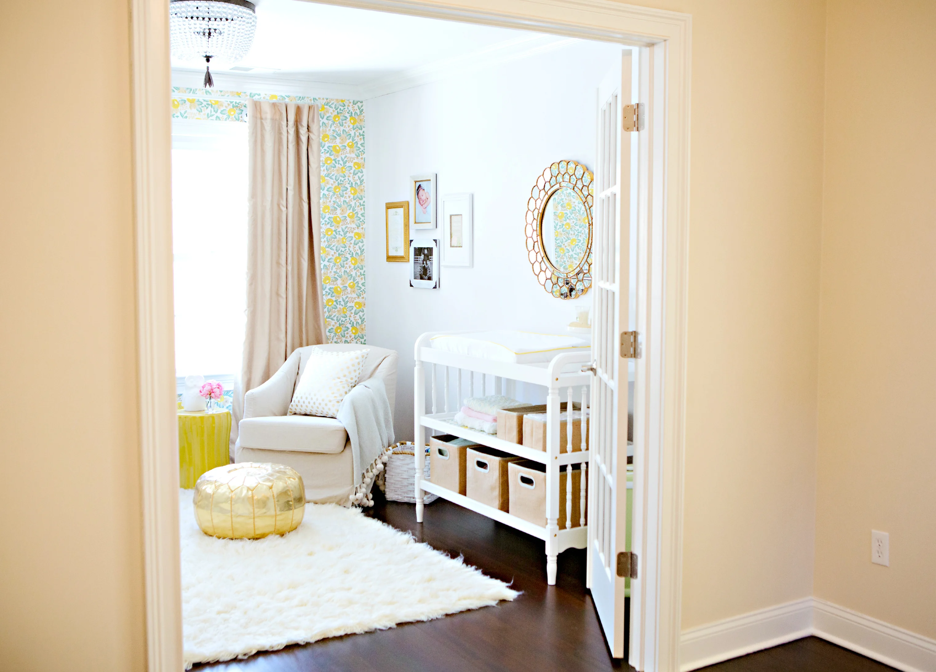 Gold, Yellow and Green Girl's Nursery - Project Nursery