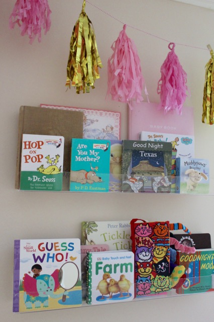 Clear Bookshelves in this Garden Nursery