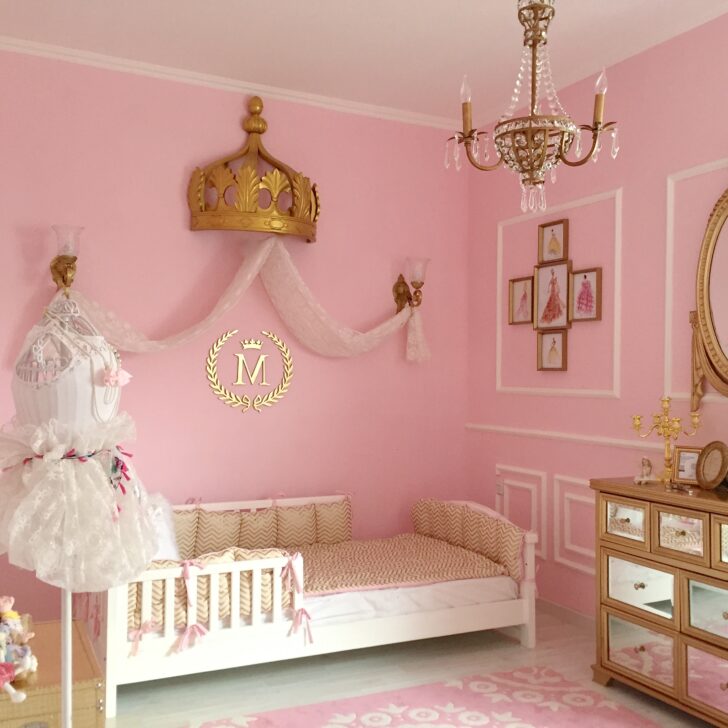 Pink and Gold Classic Parisian Nursery