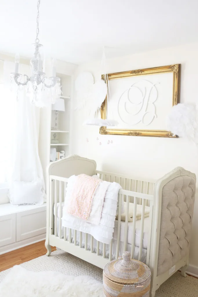 White and Gold Nursery - Project Nursery