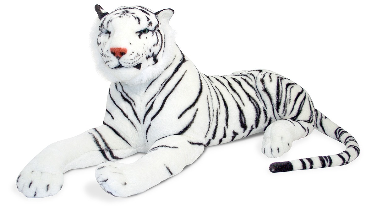 White Tiger Giant Stuffed Animal from Melissa & Doug