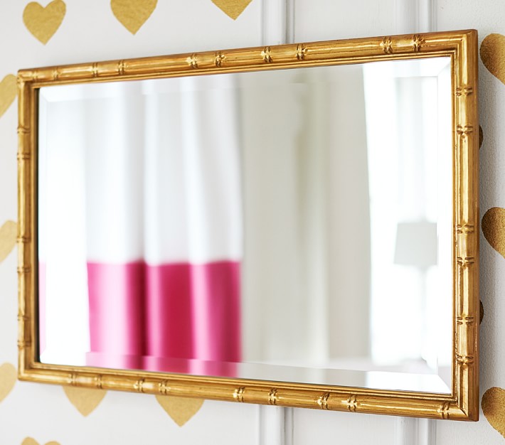 gold nursery mirror