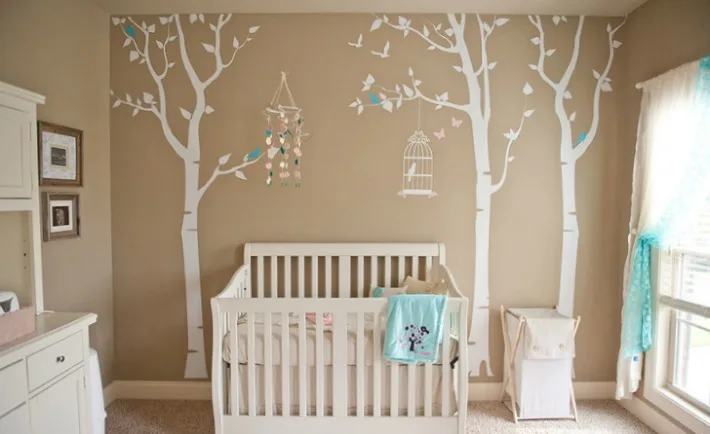 Birch Tree Nursery Decals from Pop Decors