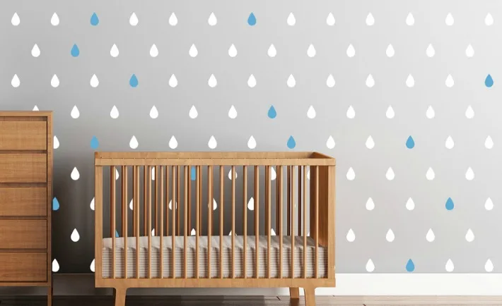 Raindrop Wall Decals from Cherry Walls