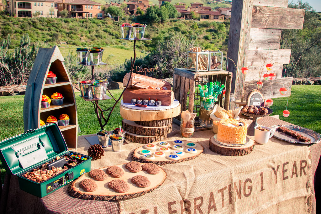 Camp-Themed Birthday Party Dessert Table - Project Nursery