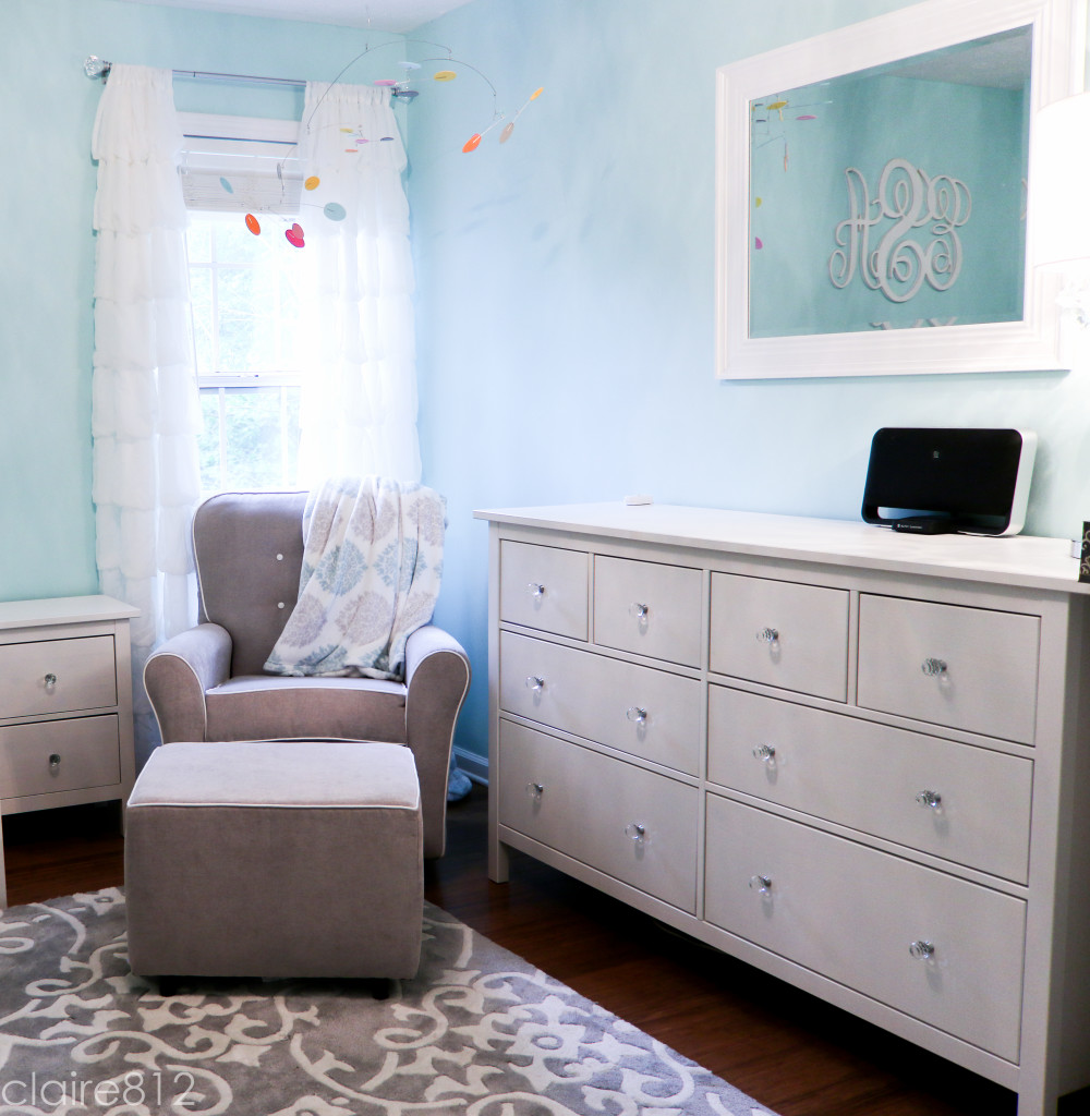 Modern Tiffany Blue Nursery Project Nursery