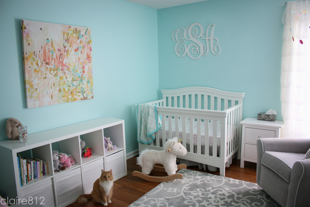 Modern Tiffany Blue Nursery - Project Nursery