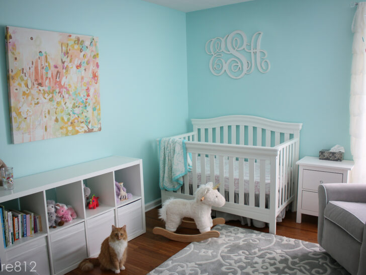 Modern Tiffany Blue Nursery