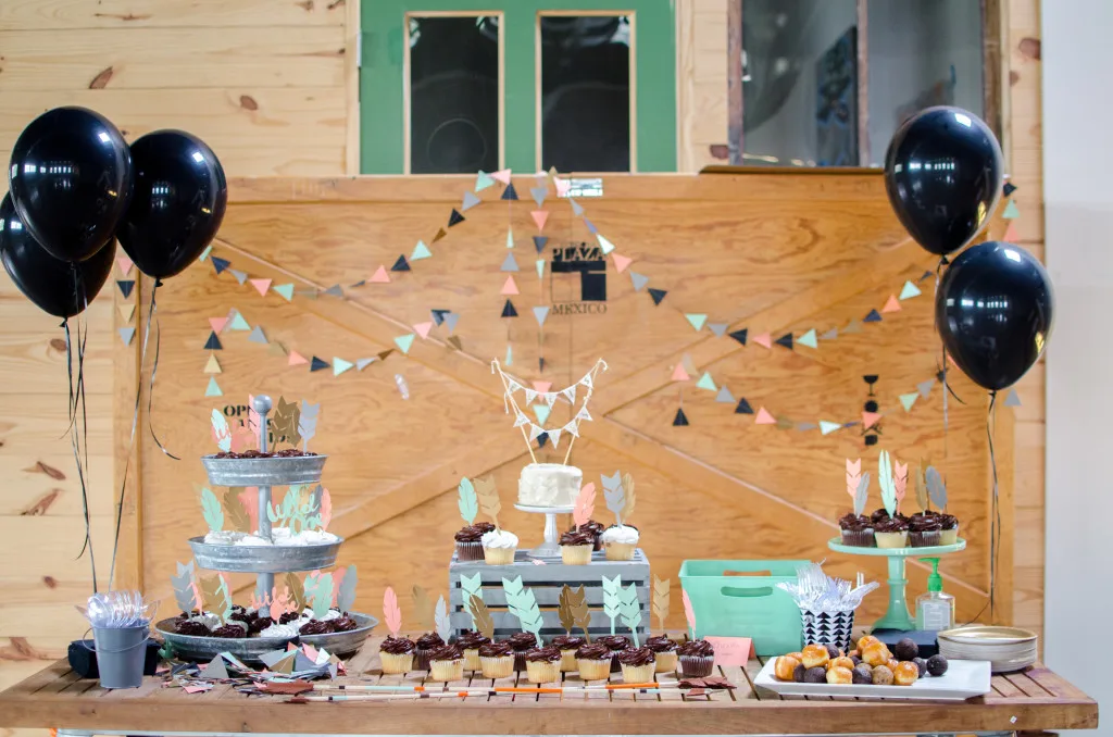 Mint, Coral and Black Tribal-Themed Birthday Party - Project Nursery