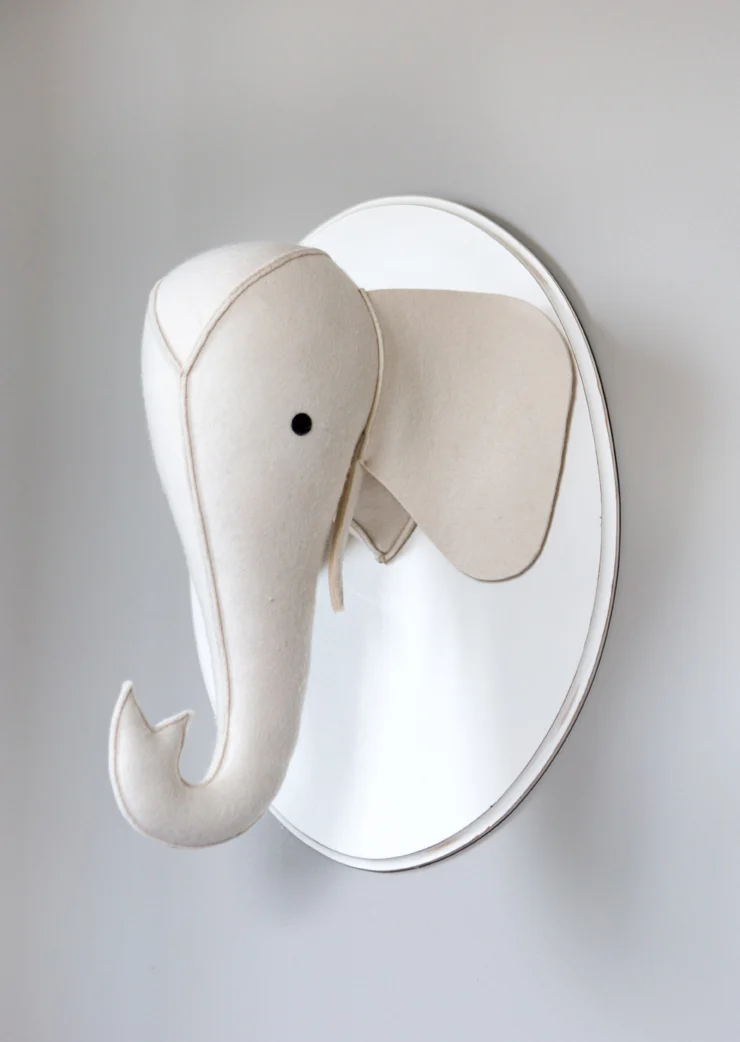 Wool Felt Elephant Head from RH Baby & Child