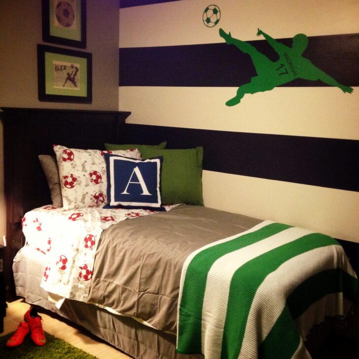 Boys Soccer Bedroom - Project Nursery