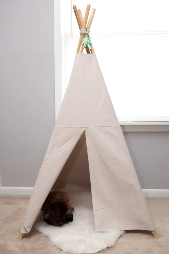 Teepee in the Nursery - Project Nursery