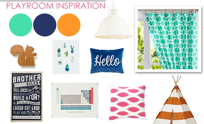 Playroom Inspiration Board - Project Nursery