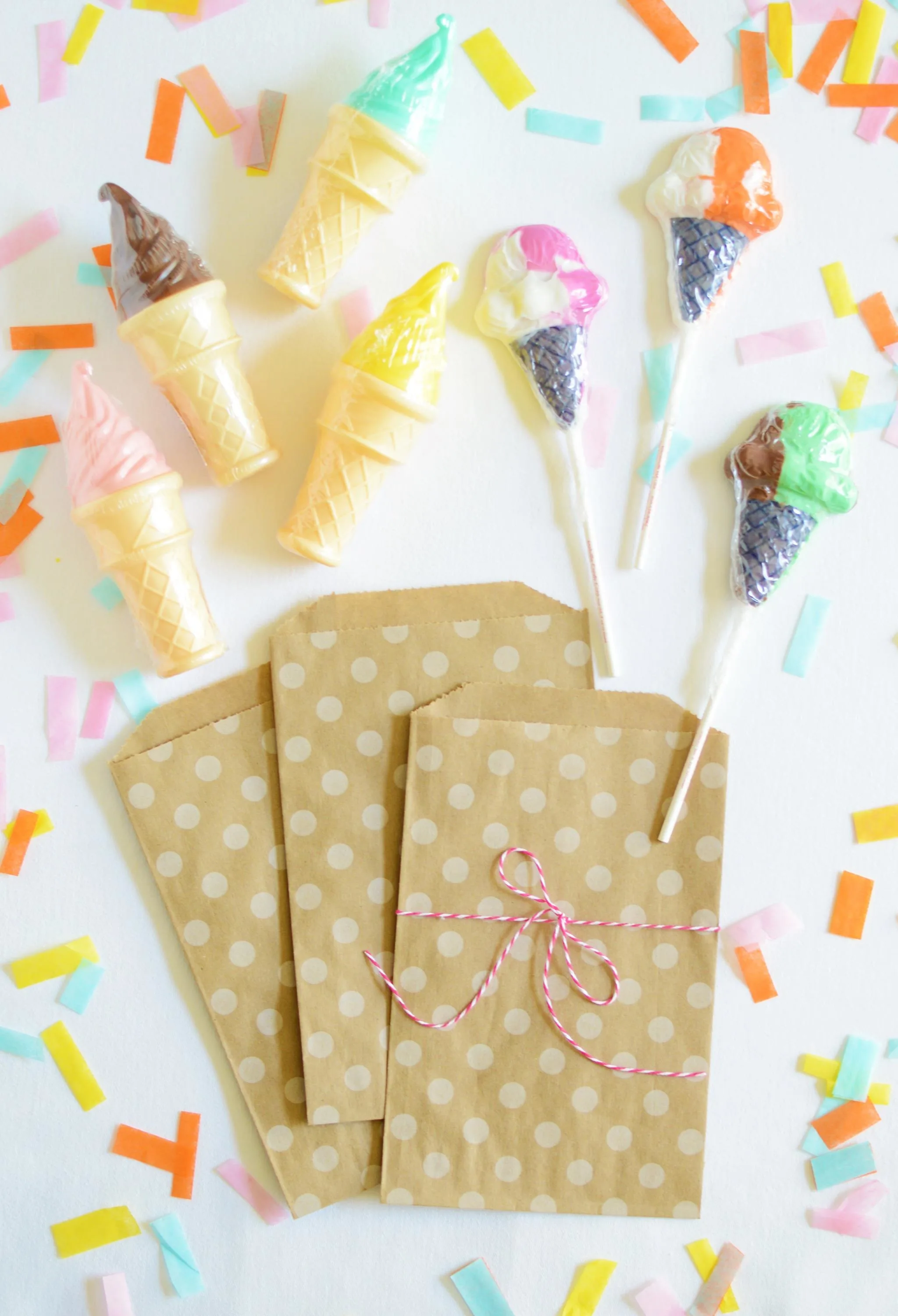 Kids Ice Cream Party Favors
