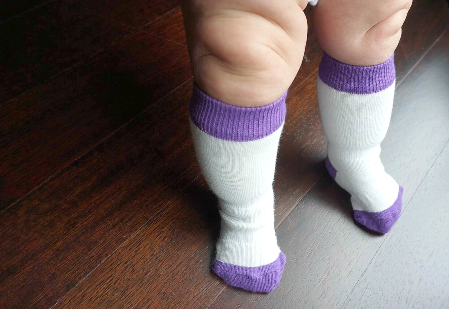 Purple Baby Socks